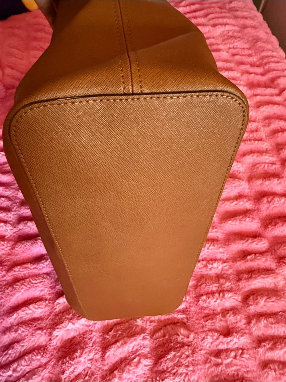 Michael Kors Brown Leather Tote Bag